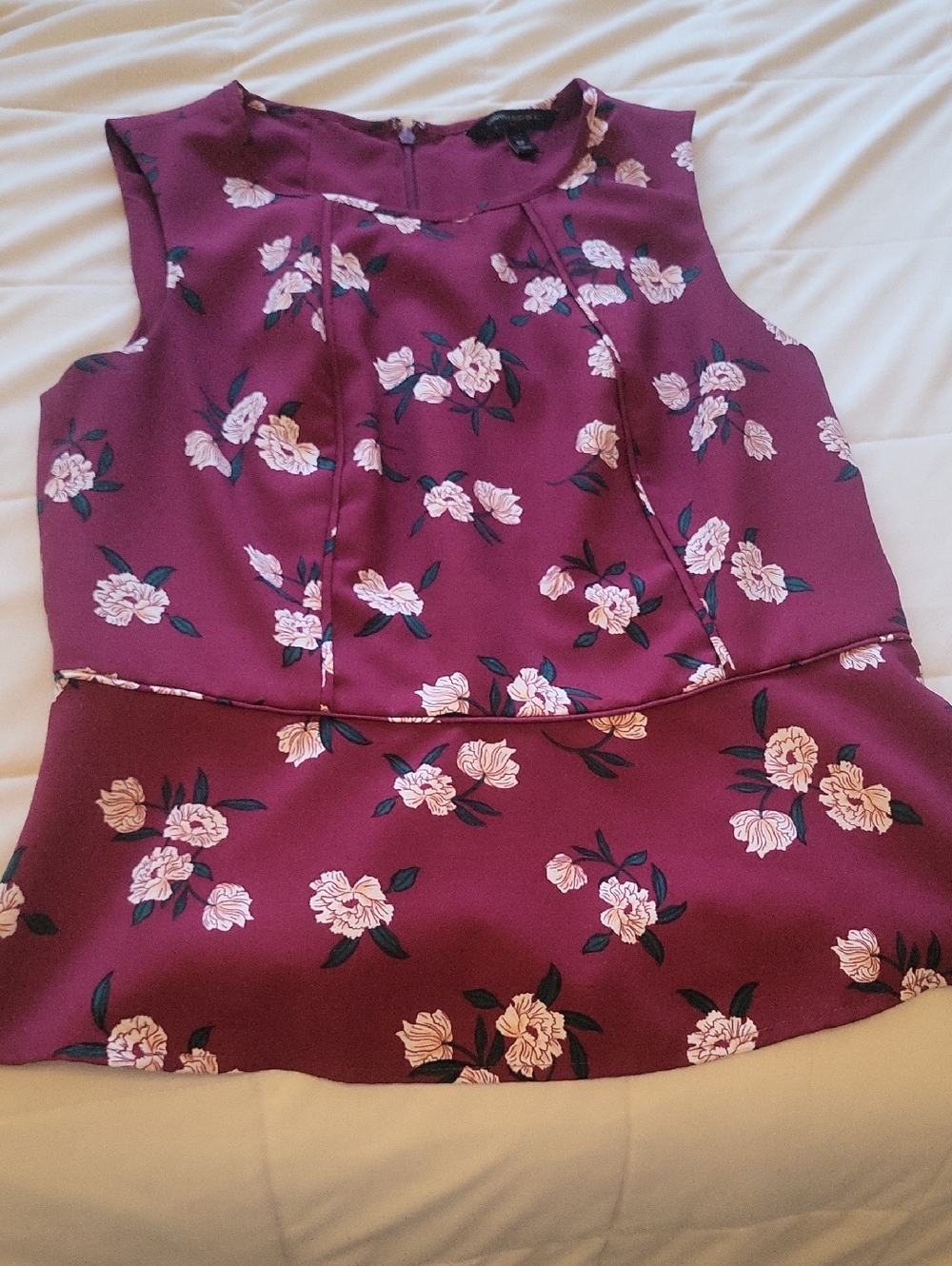 Banana Republic Floral Peplum Top
